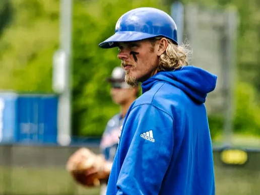 Lane Community College assistant coach Henry Lovekamp